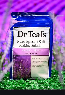 Epsom Salt Soaking Solution Soothe & Sleep Lavender   (Packaging May Vary) • $6