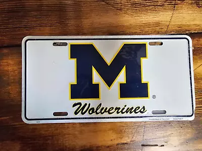 Michigan Wolverines White Tag License Plate Michigan Wolverines • $8.88