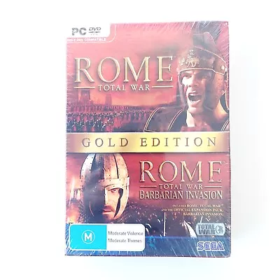 New Rome Total War Gold Edition Like New Medieval & Napoleon Total War PC Games • $69.95