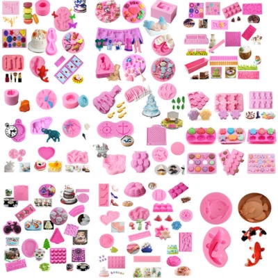 £2.36 • Buy Silicone Fondant Mold Cake Decorating Chocolate Sugarcraft Baking Mould Tools