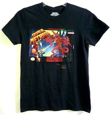 Super Metroid Nintendo Black Think Geek T-shirt Size Small • $5