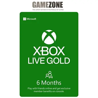 6 Months Xbox Live Gold Membership For Xbox 360 Xbox One And Xbox Series X|S • $34.99