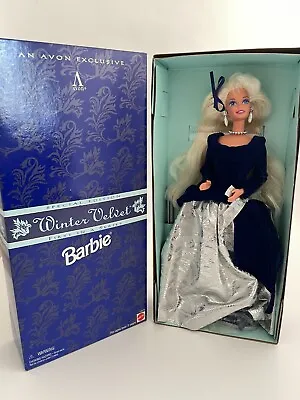 1995 Barbie Avon Exclusive WINTER VELVET Barbie First In Series NRFB #15571 • $12.99