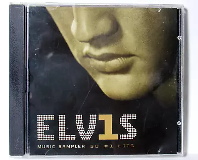 ELVIS PRESLEY MUSIC SAMPLER 30 #1 Hits RARE 3 Track US Inflight PROMO ONLY CD • $9.50