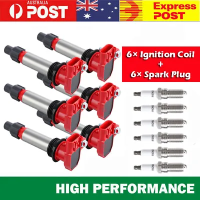 6×Ignition Coil Pack For Holden Commodore VE VZ SV6 SEDAN 2007-2012+6×Spark Plug • $138.95