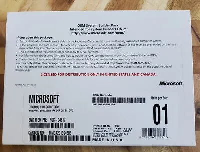 $35 • Buy New Microsoft Windows 7 Professional SP1 32-bit (oem)