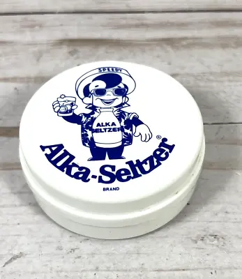 SPEEDY Alka-Seltzer Vintage Plastic Collapsible Pill Holder Cup Travel • $14.99