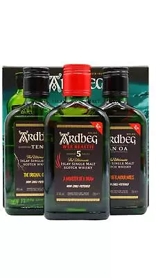 Ardbeg - Monsters Of Smoke Limited Edition 3 X 20cl Whisky 20cl X 3 • £40.79