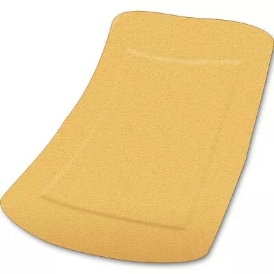 10x LARGE PLASTERS Fabric 5mm X 100mm Knee/Elbow Wound/Scratch/Graze Dressing • £7.36