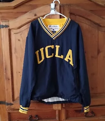 Vintage UCLA Bruins Champion Pullover Windbreaker Jacket Size Large • $50