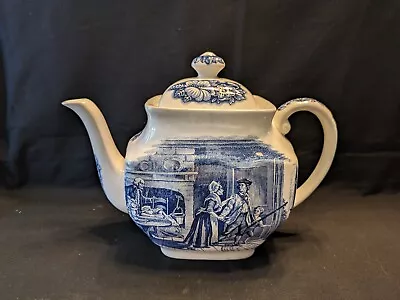 Vintage Liberty Blue Staffordshire Teapot • $50