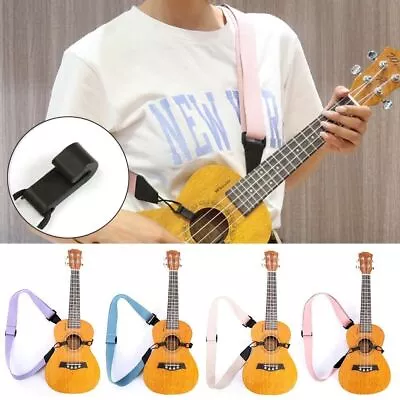 Nylon Guitar Strap Fender Straps Electric Acoustic Guitar Bass Ukulele Hang Neck • $14.69