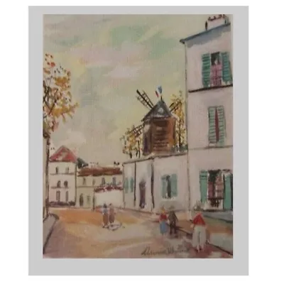 Maurice Utrillo - A Montmartre (11 X 9 Inches) • $6.30