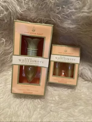 White Barn Candle Co Cool Citrus Basil Wallflowers RARE NOS Scented Oil • $69.99
