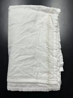 Restoration Hardware Baby & Child Organic Cotton Solid Crib Skirt Ivory Boy Girl • $35