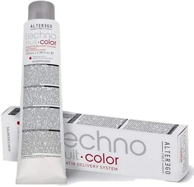 AlterEgo Techno Fruit Color Hair Colour Cream Hair Dye 100ML ITALY Brand New • £6.99