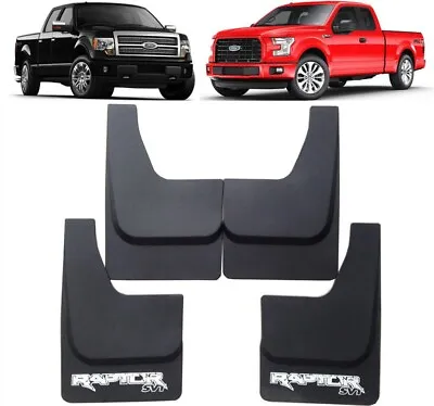 New OEM Set Splash Guards Mud Flaps FL3Z-16A550 FOR 2005-2023 Ford Raptor F-150 • $56.99