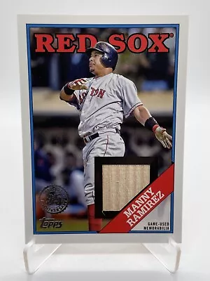 MANNY RAMIREZ Game Used Bat Relic 2023 Topps Series 1 Boston Red Sox #88R-MRA • $4.99