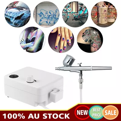 KKmoon Airbrush Mini Air Compressor Set For Art Painting Tattoo Manicure Craft • $59.99