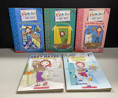 $10.95 • Buy Lot Of 5 The Amazing Days Of Abby Hayes By Anne Mazer PB Books W/Super Special