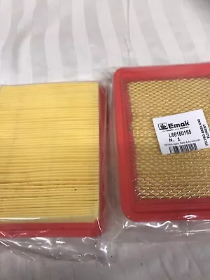 Two Genuine Emak/EFCO /Oleomac L66150155 Air Filter Elements • £10