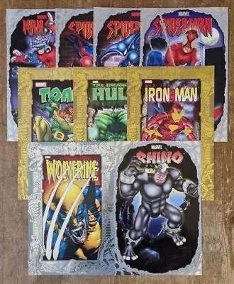 Marvel Comic Book Posters Bundle X9 Carded Superhero Pictures 10  X 6.5  • £8.99