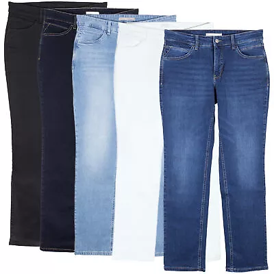 £52.84 • Buy MAC Melanie Stretch Jeans Feminine Fit Straight Leg Women Denim Blue Black White