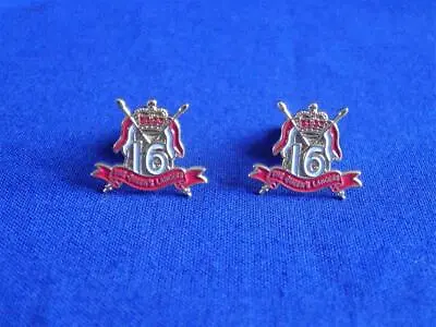 16th / 5th QUEEN'S ROYAL LANCERS CUFF LINKS • £17.99