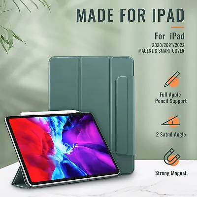 $12.58 • Buy For IPad Air 5 Air 4 10.9 Pro 11 12.9 Inch 2022 Slim Magnetic Cover Leather Case