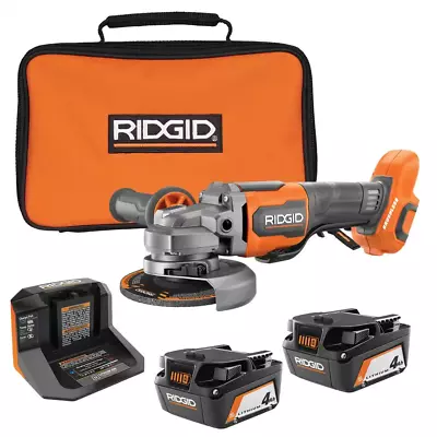 18V Brushless Cordless 4-1/2 In. Paddle Switch Angle Grinder Batteries Charger • $236.90