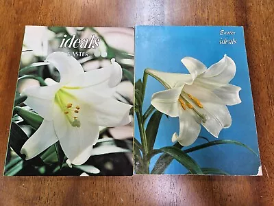 Vintage Lot Of 2 Easter Ideals Publishing Magazines • $10