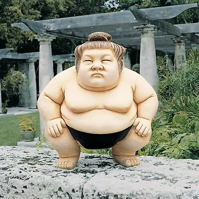 Large Basho The Sumo Wrestler Statue Nr • $191.95