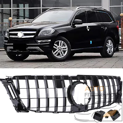 For 2013-2015 Mercedes X166 GL350 GL400 GL450 Black GT Style Grill Front Grille • $115.88