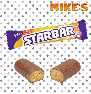 16 Bars Of Cadbury Starbar Chocolate Bar Caramel And Peanut Centre 49g • £13.99