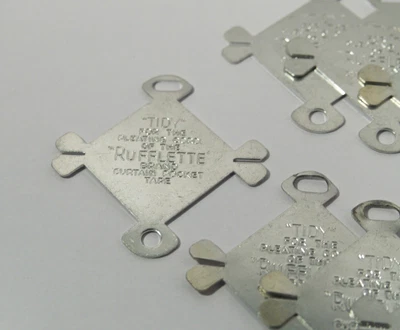 £10 • Buy 9x Vintage Rufflette Cleating Cord Tidy - Curtain Pocket Tape - Styling Products