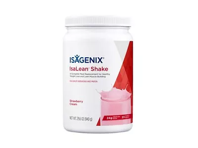 Isagenix Strawberry Cream Shake Canister Weight Loss Meal Replacement *Free Post • $85.99