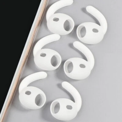 3 Pairs Soft Rubber Ear Hooks Earbud Holder Cover For Apple AirPods Accessories • $13.74