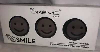 The Crème Shop 123 Smile Palette Contour Shading Blendable Creme Trio Light OF2 • $10.50