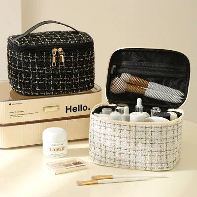 Fashion Large Toiletry Cosmetic Bag Vanity Storage Pouch Travel Make Up Case UK • £4.99