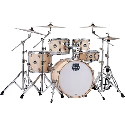 Mapex Mars Maple Fusion 5-Piece Shell Pack With 20 In. Bass Drum Natural Satin • $899