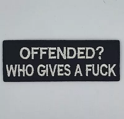  Offended W.g.a.f  Biker Harley Davidson Vest  Patch Iron On Sew On Jacket • $8.03