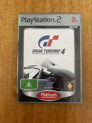 Genuine PlayStation 2 Platinum Gran Turismo 4 PAL CIB • $11.90