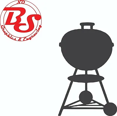30x 4  WEBER KETTLE Grill BBQ Barbecue Smokey Charcoal Smoker Vinyl Decal NoBS • $70.12