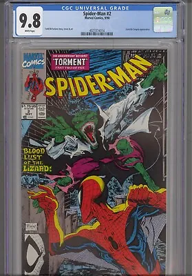 Spider-Man #2 CGC 9.8 1990 Marvel Comics Bottom Displayed • $58.95