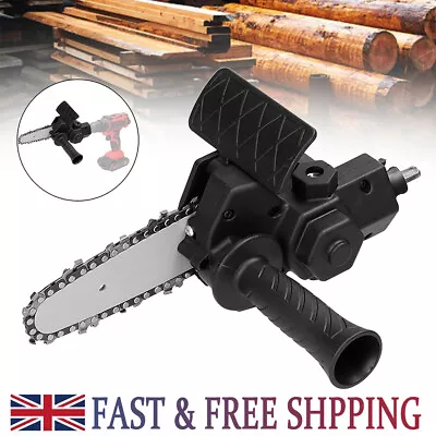 Electric Drill Modified To Electric Chainsaw Saw Attachment Power Tool 4/6 Inch • £12.22