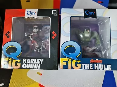 Q Fig Figures Bundle Of 2 New Harley Quinn The Hulk • £12.99
