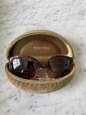 Miu Miu Sunglasses Tortoise Brown  70s Style • £26