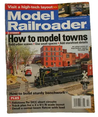 Model Railroader Magazine October 2011 - How To Model Towns • $8.99