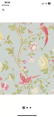 Laura Ashley Wallpaper Summer Palace Duck Egg Patterned - Brand New Sealed • £25
