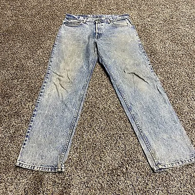 Vintage Levi’s 506 36x32 Acid Wash Blue Denim Jeans Made USA 90s 80s • $20.97